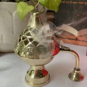 ARO`ME : Brass Dhuna - Incense Burner