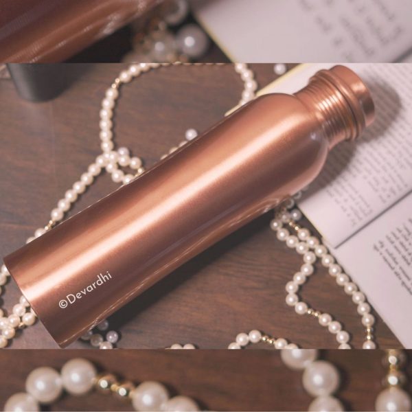 Allura - Curved Shaped Copper Bottle