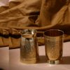 brass glass, brass drinkware, brass tableware, nakaashi, devardhi