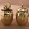 Brass storage boxes, brass cookies jar, medium size sugar containers, medium size storage boxes, devardhi