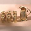 Brass Jug Pure brass jug brass jar brass carafe brass pitcher brass serveware designer brass jug nakaashi jug devardhi brass handicraft brass items brass kitchenware btraditional kitchen original kitchenware