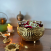 brass flower basket devardhi phool chhab flower wase pooja basket brass decor home decore pooja items