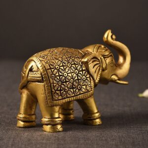Royal Brass Elephant Statue