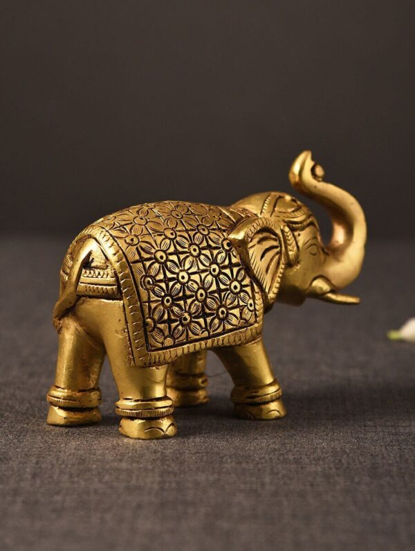 Royal Brass Elephant Statue