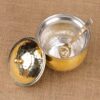 Brass hammered ghee pot - Image 9