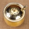 Brass hammered ghee pot - Image 8