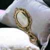 Brass hand mirror - Image 4
