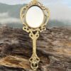 Brass hand mirror - Image 8