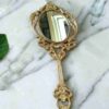 Brass hand mirror - Image 3