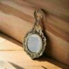 Brass hand mirror - Image 7
