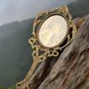 Brass hand mirror - Image 6