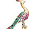 Brass peacock statue - Image 2
