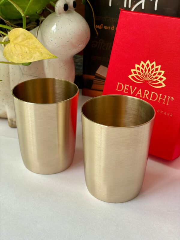 VIRASAT Bronze Glass Set - Royal Drinkware