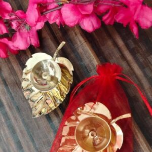 Brass Leaf Diya