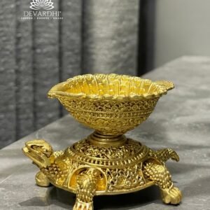 Aalokya - Brass Tortoise Diya
