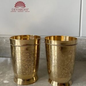 Nakaashi Brass Glass Set of 2